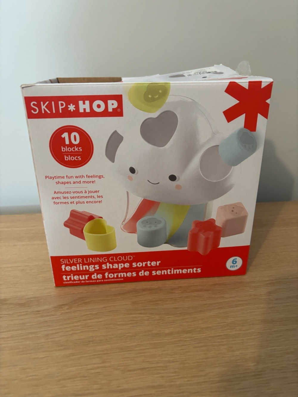 Skip Hop Silver Lining Cloud Feelings Shape Sorter - Multi Color